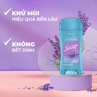 Gel khử mùi Secret Clear Gel (73g)
