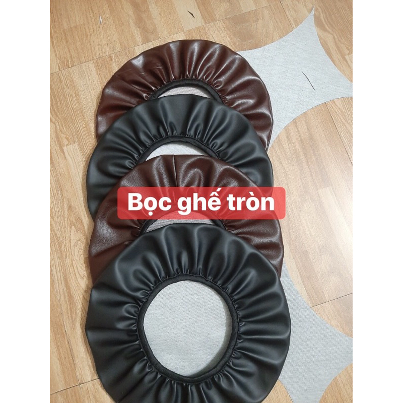 bọc ghế tròn xoay 360độ ( da chống nổ chống nước)33-35cm