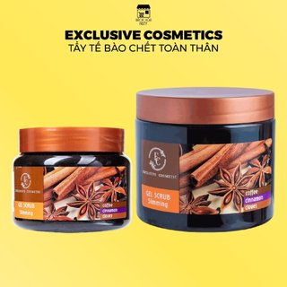 Tẩy Tế Bào Chết Toàn Thân Exclusive Cosmetic Chiết Xuất Quế Hồi & Cafe (380,500g)
