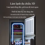 TỦ LẠNH MINI 2 CÁNH 42L/68L Silvery/Đen ⚡ Tiết Kiệm Điện 40% - Làm Đá Nhanh, Chống Đóng Tuyết, Có Ngăn Đựng Rau Quả — ảnh 5