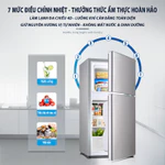 TỦ LẠNH MINI 2 CÁNH 42L/68L Silvery/Đen ⚡ Tiết Kiệm Điện 40% - Làm Đá Nhanh, Chống Đóng Tuyết, Có Ngăn Đựng Rau Quả — ảnh 8