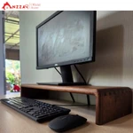 Kệ Màn Hình Máy Tính Monitor Gỗ Óc Chó Nguyên Khối Nhập Khẩu Kệ  Để Màn Hình Uốn Cong Độc Đáo Sang Trọng Anzzar — ảnh 4