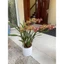 Chậu tròn trụ giả sứ đk 28cm cao 24cm giống sứ 99%