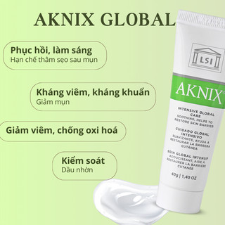 Kem Tái Tạo Da Sau Mụn Aknix INTENSIVE GLOBAL CARE Dưỡng Trắng Và Làm Mờ Thâm, Sẹo 40g Duduhouse