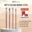 Set 4 Cọ Đa Năng OVW Trang Điểm Mắt Mũi Kẻ Mày Che Khuyết Điểm Chuyên Nghiệp Cán Gỗ