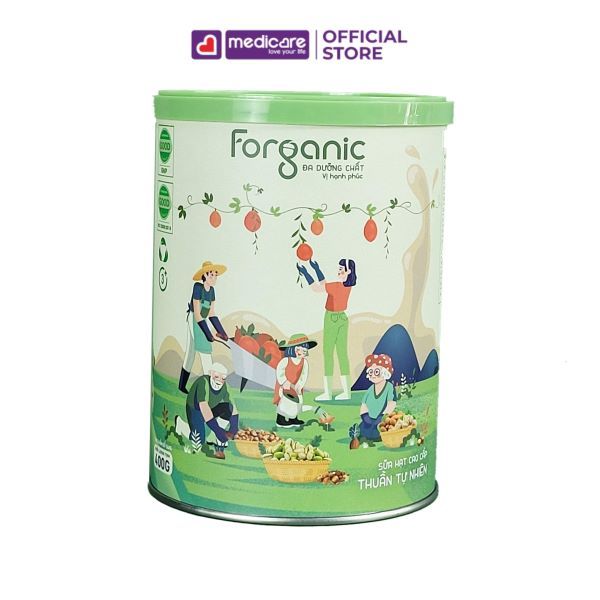 Sữa hạt FORGANIC đa dưỡng chất tăng cường sức khỏe 400g