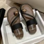 Dép nữ Birken đế cao quai da khuy khóa sang xịn bản QC fullbox - Dép nữ hot trend mới về