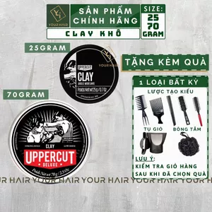 Sáp vuốt tóc UPPERCUT DELUXE CLAY - 25g & 70g