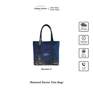 Relaxted Denim Tote - Túi Tote vải Denim Ver2.