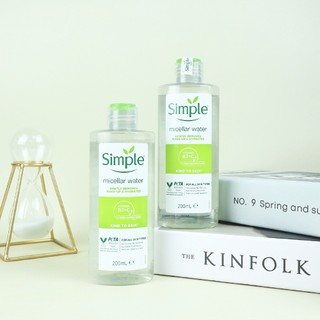 Nước tẩy trang Simple Micellar Water (200ml)