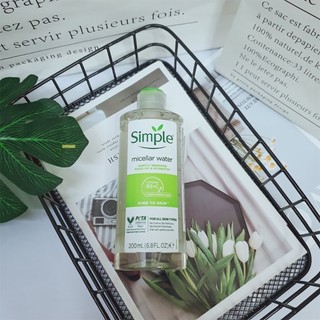 Nước tẩy trang Simple Micellar Water (200ml)