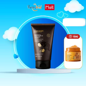 Tẩy Da Chết Mặt Cafe Cocoon 150ml - thuần chay, lành tính, dùng được cho phụ nữ mang thai