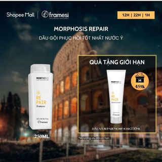 Dầu gội, dầu xả 250ML phục hồi hư tổn tóc cho da đầu khô, xơ và chẻ ngọn Repair số 1 nước Ý - Hàng chính hãng