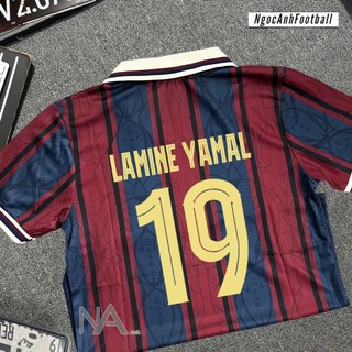 (NGƯỜI LỚN) BARCA BẢN KỶ NIỆM Bộ trang phục bóng đá các CLB MU, MC, Real ngắn tay chất vải thun lạnh cao cấp, co giãn th