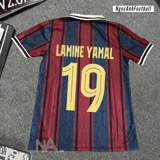 (NGƯỜI LỚN) BARCA BẢN KỶ NIỆM Bộ trang phục bóng đá các CLB MU, MC, Real ngắn tay chất vải thun lạnh cao cấp, co giãn th
