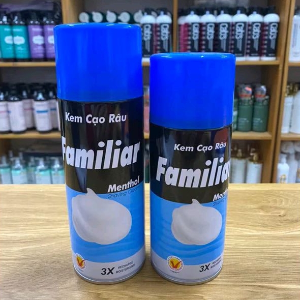 Kem cạo râu Familiar, kem bọt cạo râu nam Familiar 360g/300g/275g chính hãng cho Salon Barber