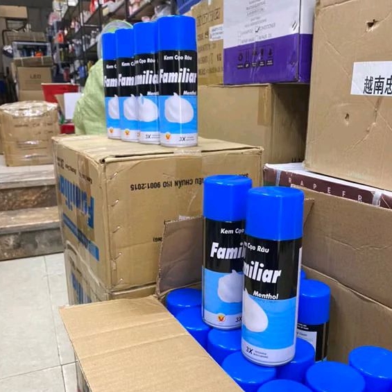 Kem cạo râu Familiar, kem bọt cạo râu nam Familiar 360g/300g/275g chính hãng cho Salon Barber