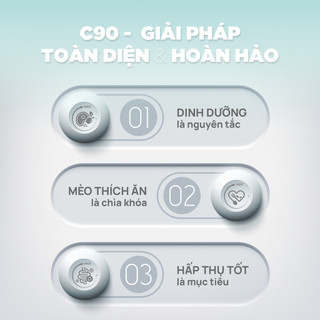 [Hỏa Tốc] Túi dùng thử 50g - Hạt cho mèo PetQ CHURRO C90 nhân thịt dinh dưỡng