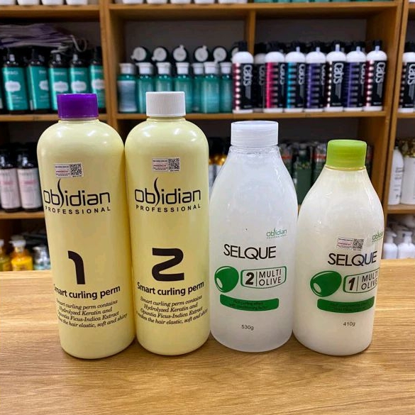 Bộ sản phẩm uốn tóc hàn quốc 3D Obsidian/Olive 500ml
