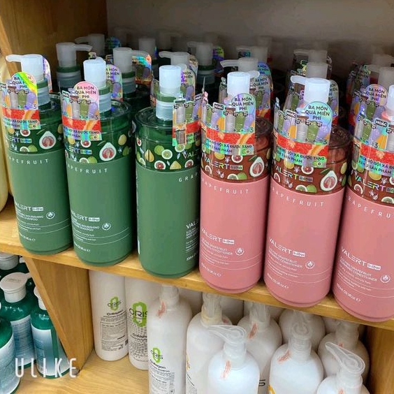 Valert Bưởi Grapefruit Plus 850ml Mẫu Mới 2025 Siêu Thơm Kích Thích Mọc Tóc Phục Hồi Tóc