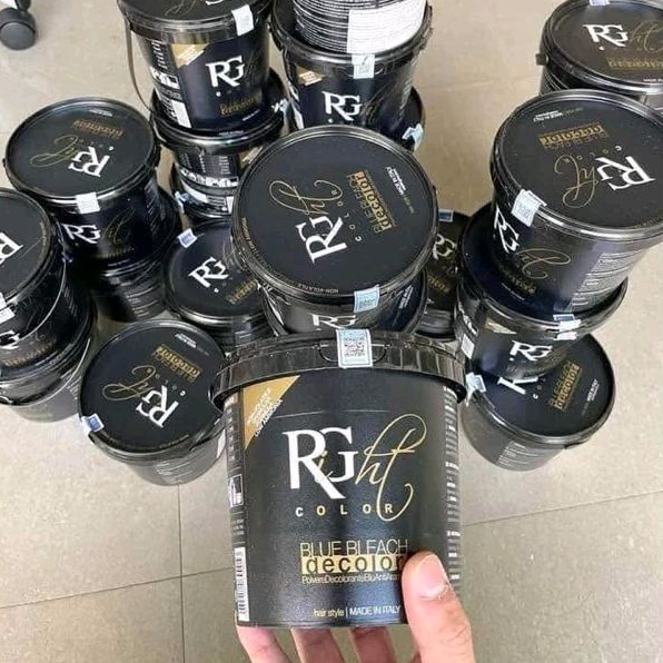 [Chính Hãng] Bột tẩy tóc RG Right Color không xót da đầu 500g nâng tông khử tím khử vàng
