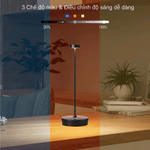 Đèn Ngủ Cảm Ứng Không Dây 𝐒𝐄𝐄𝐊𝐒𝐔𝐍𝐆 𝐆𝐋𝐈𝐍𝐓 – Dáng Mảnh 31cm, LED 3 Màu, Sạc USB-C, Dùng 60h | Đèn Decor Phòng Ngủ — ảnh 5