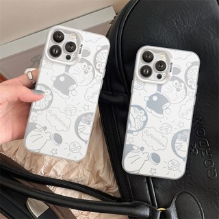 Ốp Lưng iPhone Doraemon IMD Cứng Trắng, Chống Sốc, Bảo Vệ Camera- iP 6/7/8/Plus/X/XS/XR/11/12/13/14/15/16/17/Pro/Max/Air