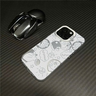 Ốp Lưng iPhone Doraemon IMD Cứng Trắng, Chống Sốc, Bảo Vệ Camera- iP 6/7/8/Plus/X/XS/XR/11/12/13/14/15/16/17/Pro/Max/Air