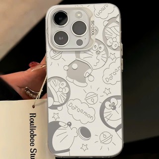 Ốp Lưng iPhone Doraemon IMD Cứng Trắng, Chống Sốc, Bảo Vệ Camera- iP 6/7/8/Plus/X/XS/XR/11/12/13/14/15/16/17/Pro/Max/Air