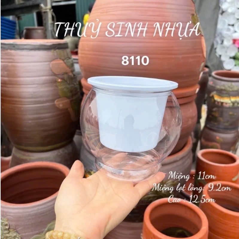 (sieure) chậu nhựa thuỷ sinh tặng kèm giá đỡ chỉ 18,5k(kt 12x10), cốc thuỷ canh, bán thuỷ sinh giả thuỷ tinh
