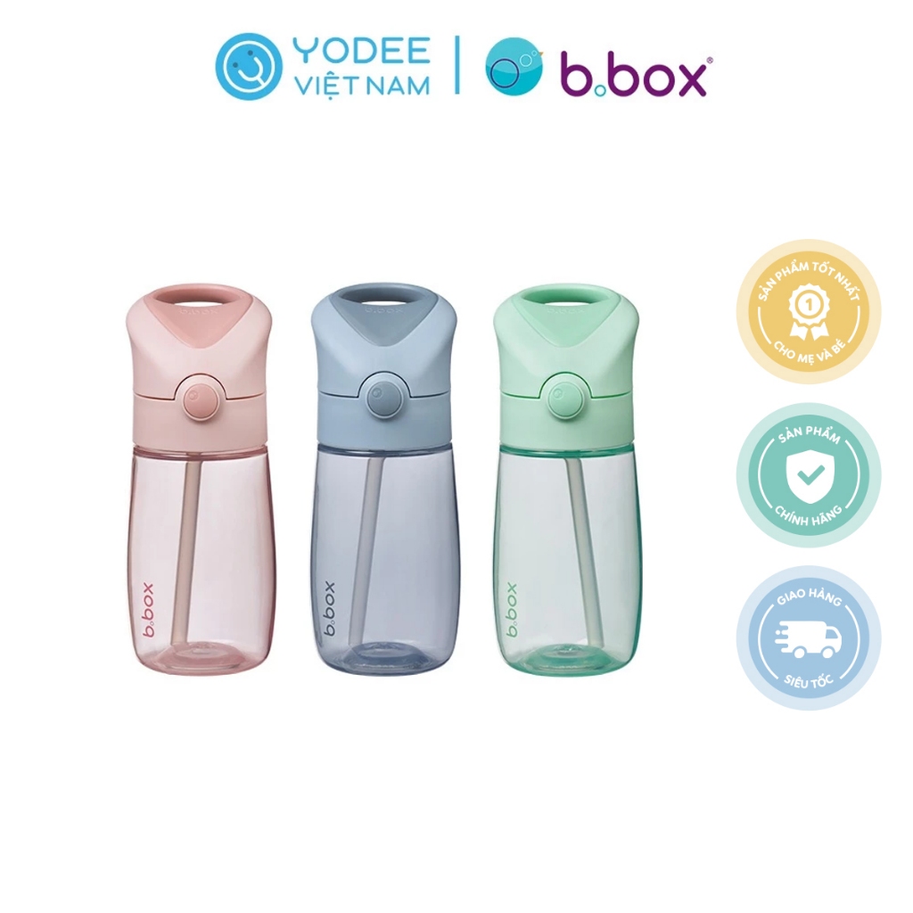 Ảnh b.box Bình nước Jnr. 380ml tích hợp tay cầm, đầu hút silicone cho bé 1