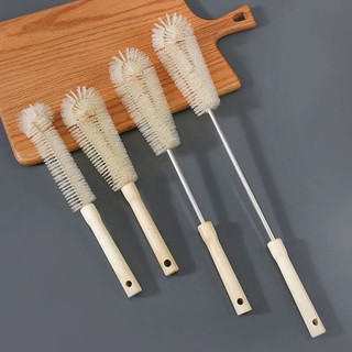 Cây Cọ (RL02) Rửa Ly Cán Gỗ Nhiều Size đa năng