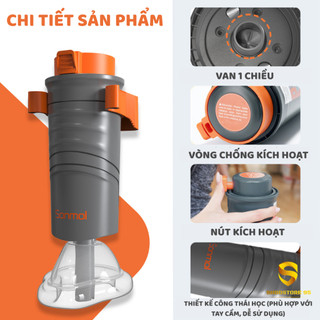 Thiết bị chống nghẹn CRFISH Heimlich, thiết bị hút dị vật mắc kẹt trong họng, thiết bị tự cứu hộ di động chống ngạt thở