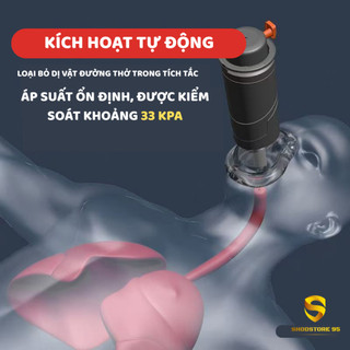 Thiết bị chống nghẹn CRFISH Heimlich, thiết bị hút dị vật mắc kẹt trong họng, thiết bị tự cứu hộ di động chống ngạt thở