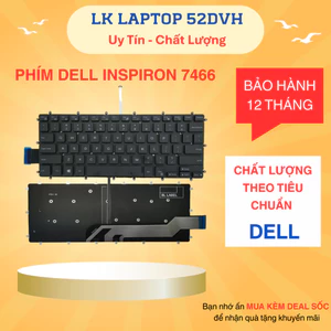Bàn phím Laptop Dell Inspiron 15-5000 3493 5368 5370 5373 5378 15-7000 7370 7373 7378 7460 7466 Latitude 13 14 3379 Mới