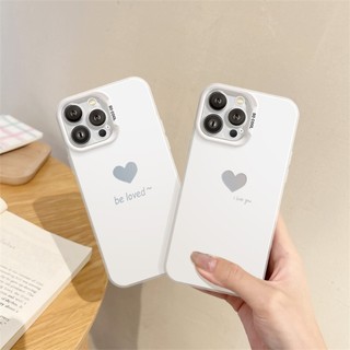 Ốp Lưng iPhone Tim Nhỏ IMD Cứng Trắng, Chống Sốc, Bảo Vệ Camera - iP 6/7/8/Plus/X/XS/XR/11/12/13/14/15/16/17/Pro/Max/Air