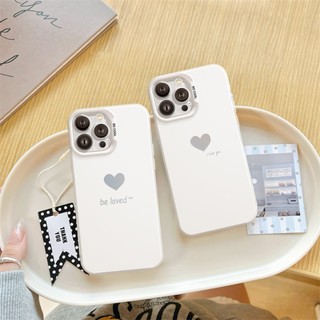 Ốp Lưng iPhone Tim Nhỏ IMD Cứng Trắng, Chống Sốc, Bảo Vệ Camera - iP 6/7/8/Plus/X/XS/XR/11/12/13/14/15/16/17/Pro/Max/Air