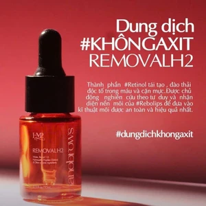 REMOVALH2 Dung Dịch Không Xóa Không Axit, Bóc Tách Môi Thâm Hiệu Quả