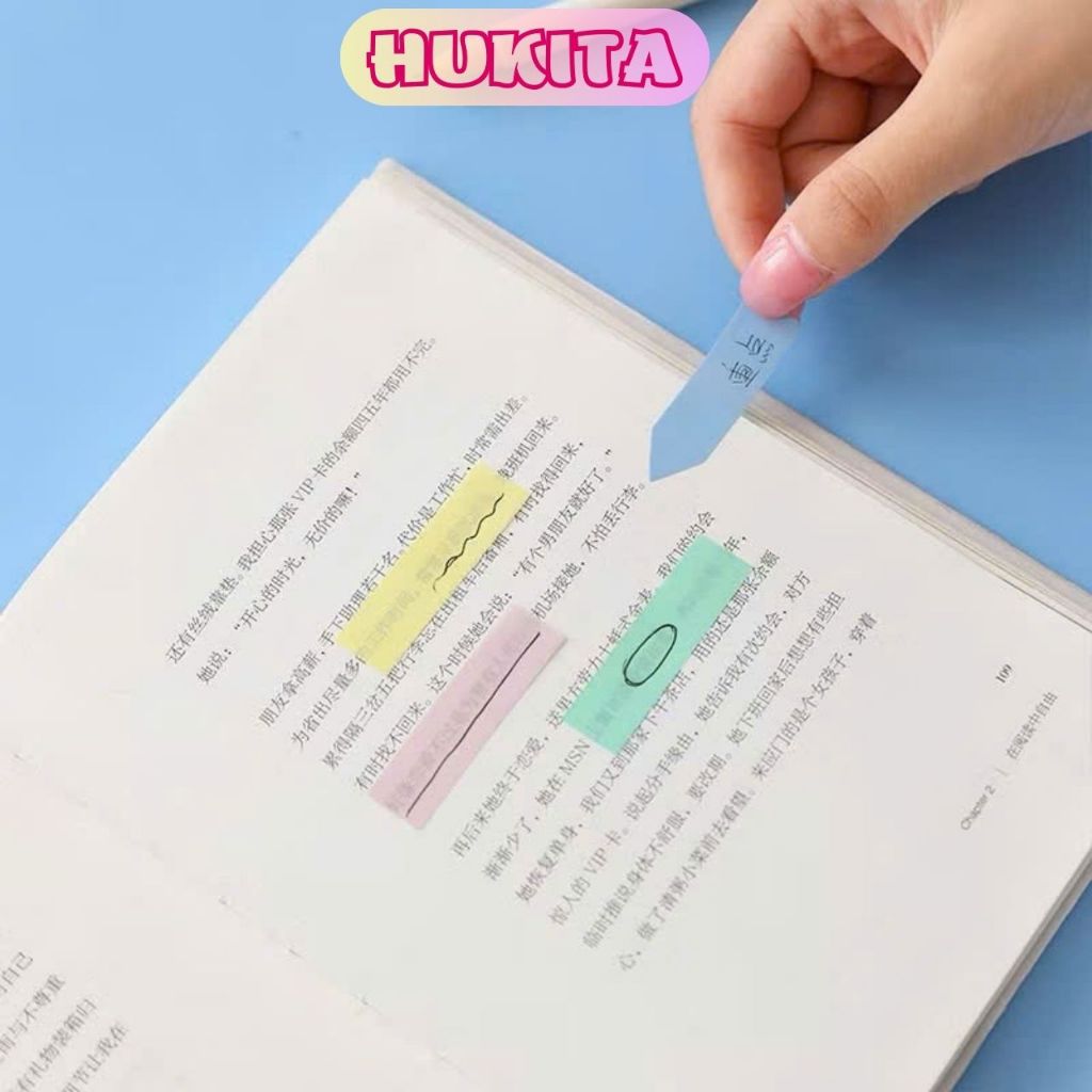 MUA 2 Set 100 TỜ CÓ GIÁ SỈ Đánh Dấu, Phân Trang Màu PASTEL Chống Nước | BigBuy360 - bigbuy360.vn