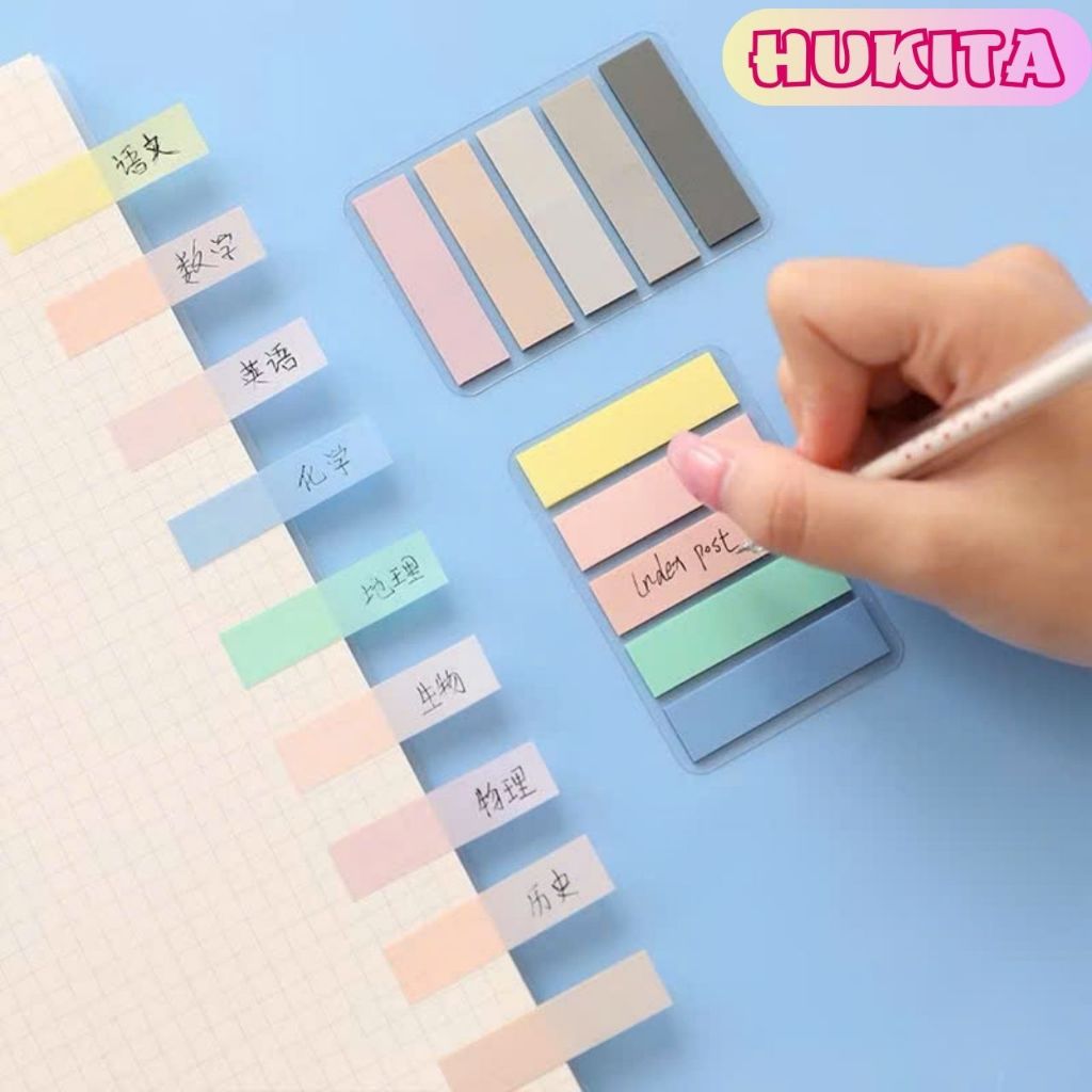 MUA 2 Set 100 TỜ CÓ GIÁ SỈ Đánh Dấu, Phân Trang Màu PASTEL Chống Nước | BigBuy360 - bigbuy360.vn