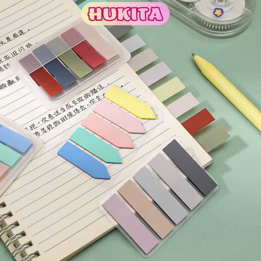 MUA 2 Set 100 TỜ CÓ GIÁ SỈ Đánh Dấu, Phân Trang Màu PASTEL Chống Nước | BigBuy360 - bigbuy360.vn