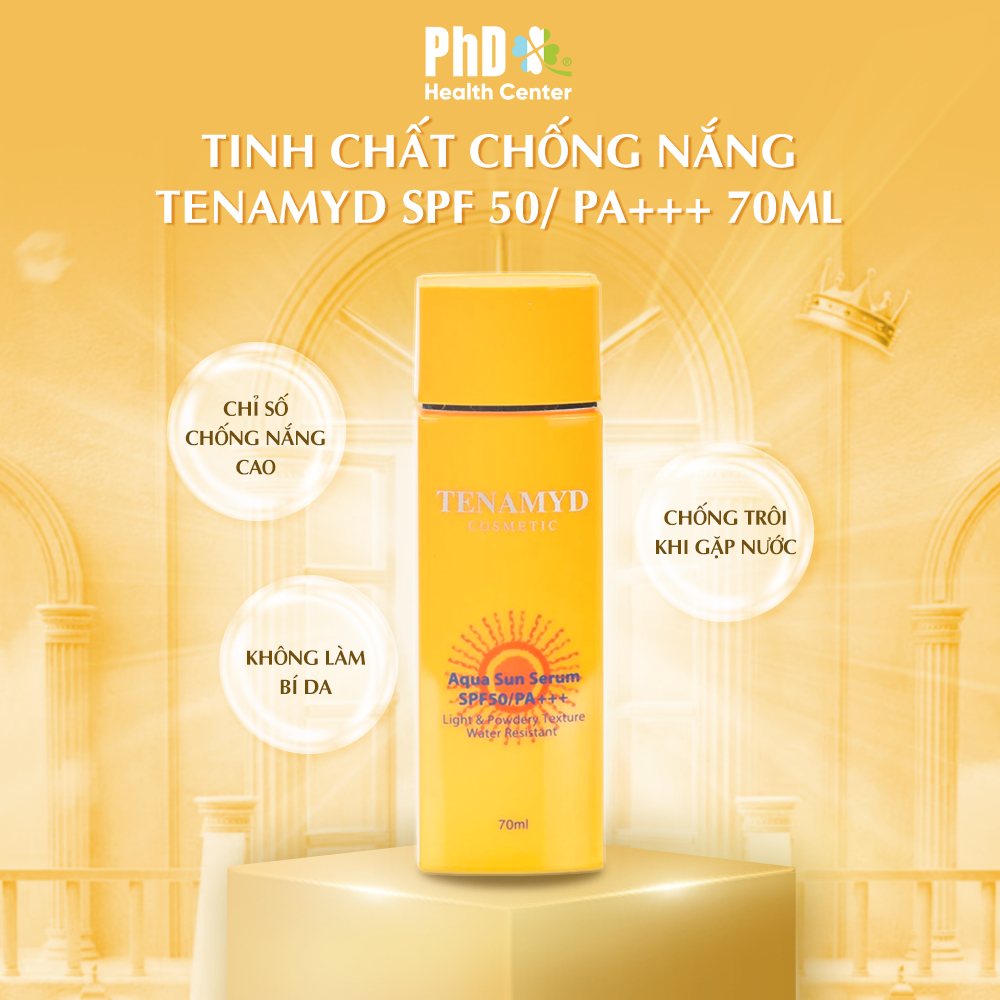 Tinh Chất Chống Nắng Bảo Vệ Da Tenamyd Aqua Sun Serum SPF 50/ PA+++ 70ml