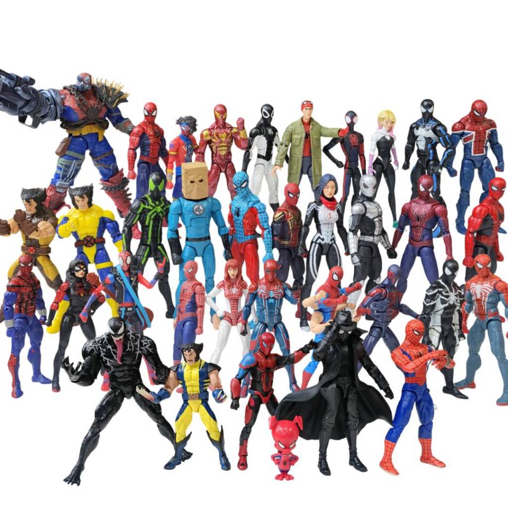 (No Box) Mô Hình Nhân Vật Marvel Legends Spider Man/Wolverine/Venom