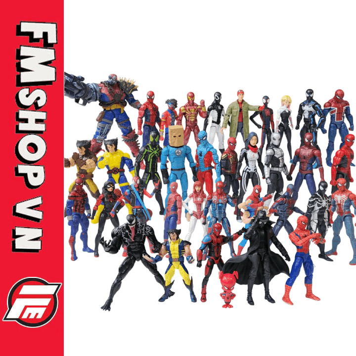 (No Box) Mô Hình Nhân Vật Marvel Legends Spider Man/Wolverine/Venom