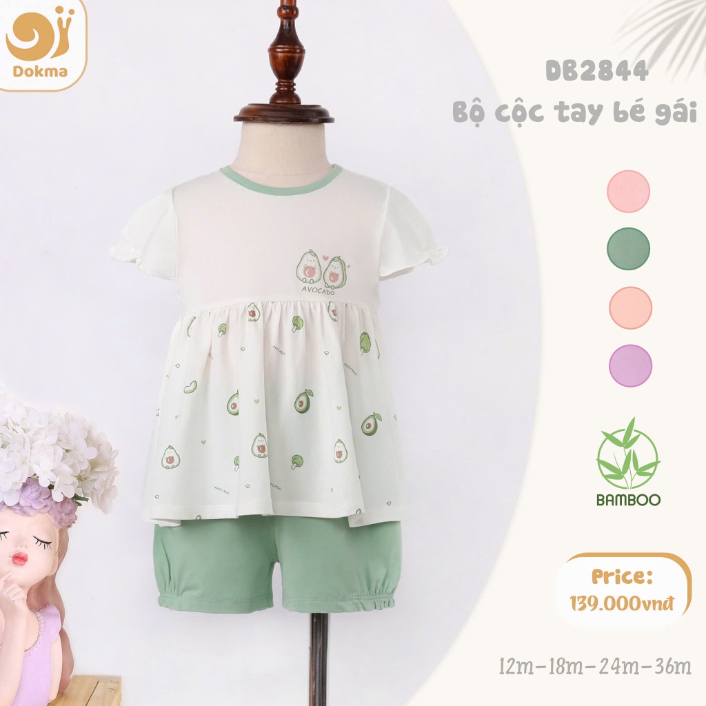 (9-13kg,9-36M) Bộ Cộc Tay Dokma Cho Bé JB377 DB1371 DB2742 DB2844 DB2971 DB3051 DB2745 DB2778