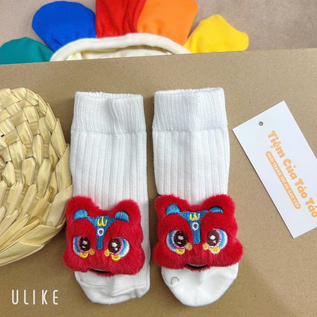QCCC - Tất/ Vớ Ông Già Noel cho bé trai bé gái mix đồ chụp ảnh cho bé size từ 0-3 tuổi ( hàng quảng châu )
