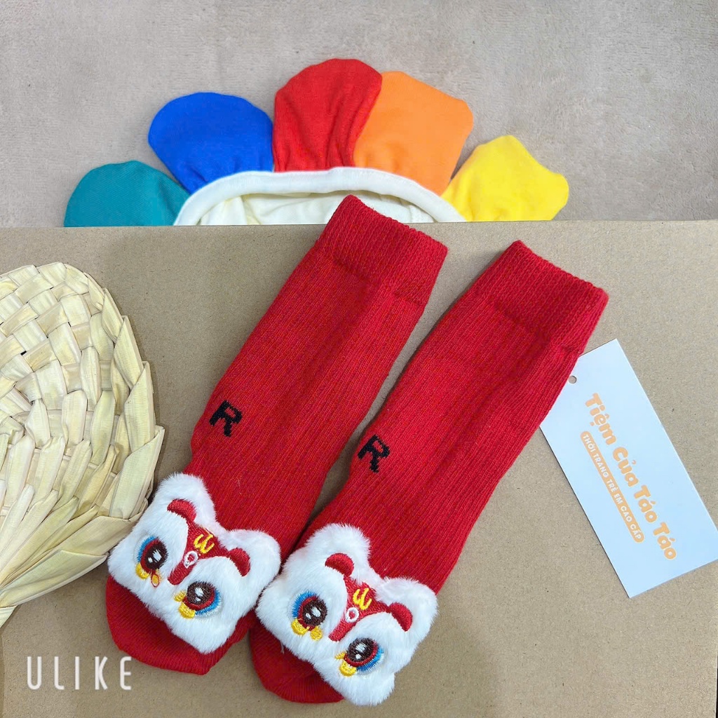 QCCC - Tất/ Vớ Ông Già Noel cho bé trai bé gái mix đồ chụp ảnh cho bé size từ 0-3 tuổi ( hàng quảng châu )