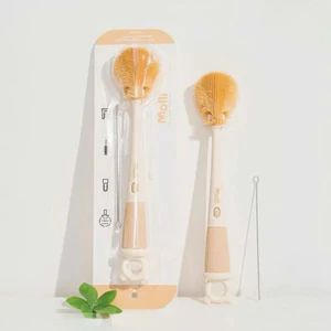 Cọ Rửa Bình Sữa Silicone Molli 4 Chi Tiết – Bộ Cọ Vệ Sinh Bình Sữa