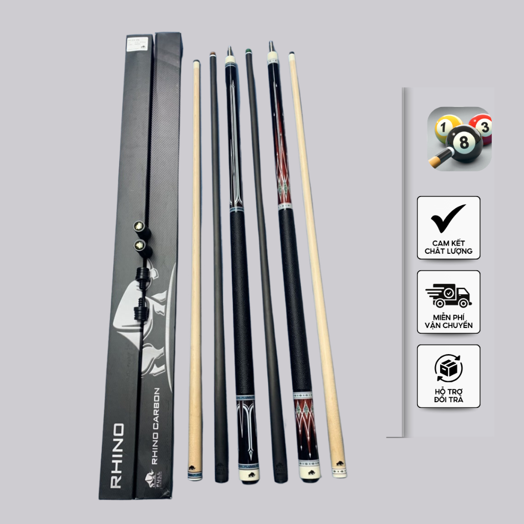 CƠ BI-A RHINO RC-23 CHÍNH HÃNG – NGỌN MỘC | CƠ ĐẤU GIẢI QUỐC DÂN ...