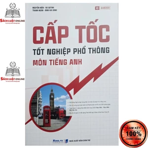 Sách - Cấp tốc tốt nghiệp phổ thông môn Toán, Văn, Anh, Lý, Hóa, Sinh, Sử, Địa (MoonBook)
